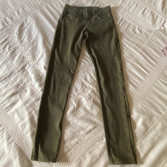 Olive green-skinny Jean/pants - Picture 2 of 5